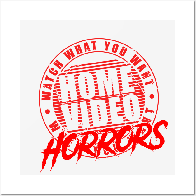 Disrupted Home Video Logo Wall Art by Home Video Horrors